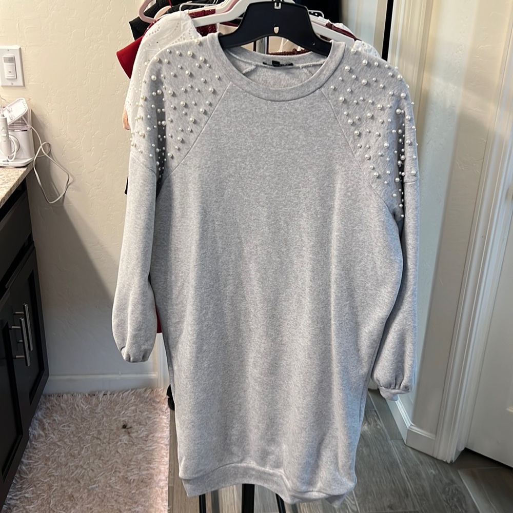 Express sweatshirt oversized dress